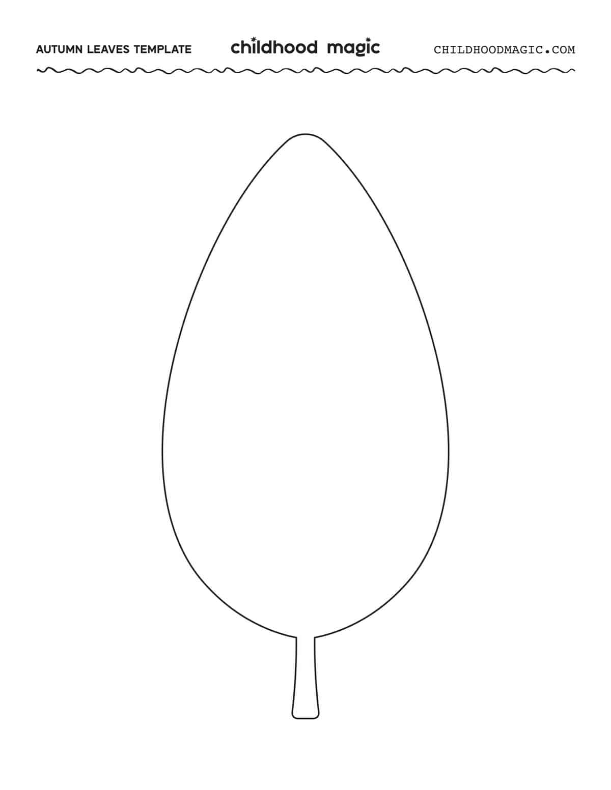 Maple Leaf Outline Printable