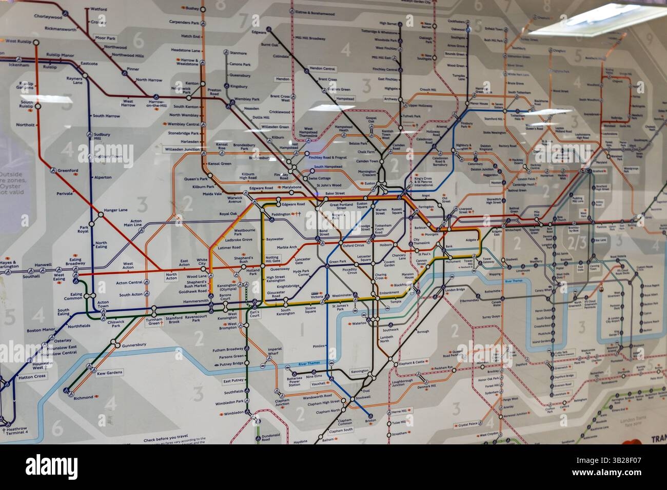 London Underground Map Hi res Stock Photography And Images Alamy