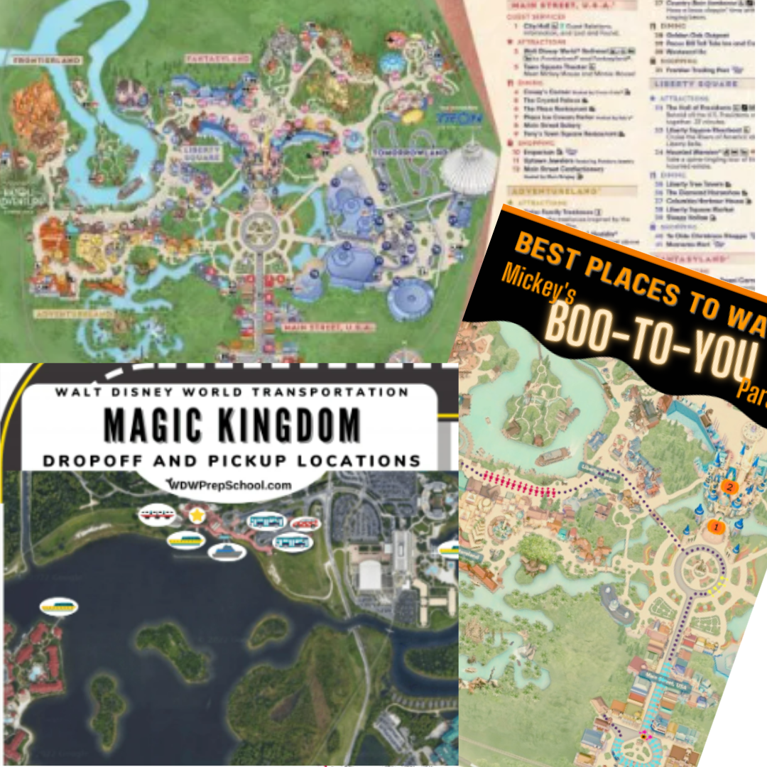 Magic Kingdom Park Map Printable
