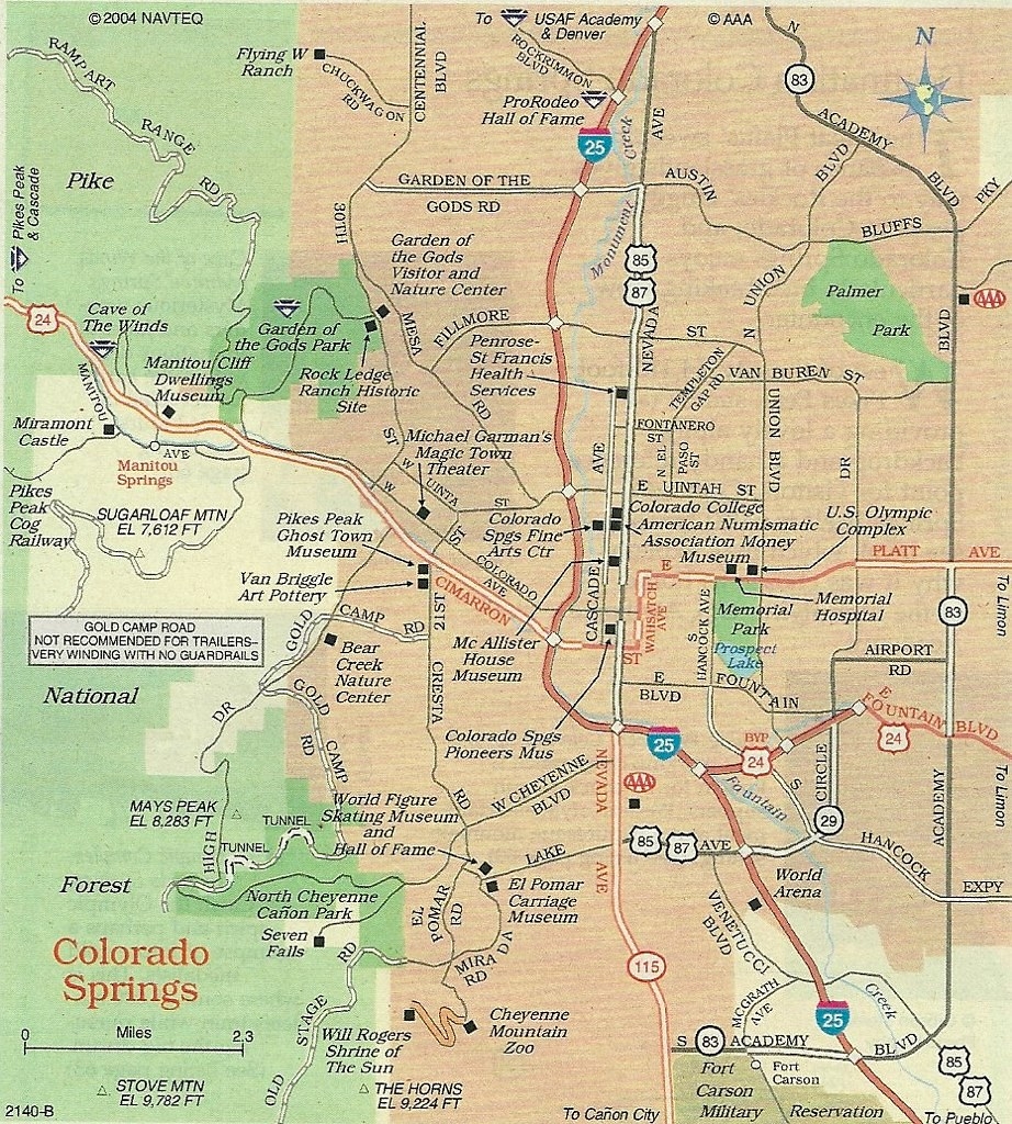 Colorado Printable Map