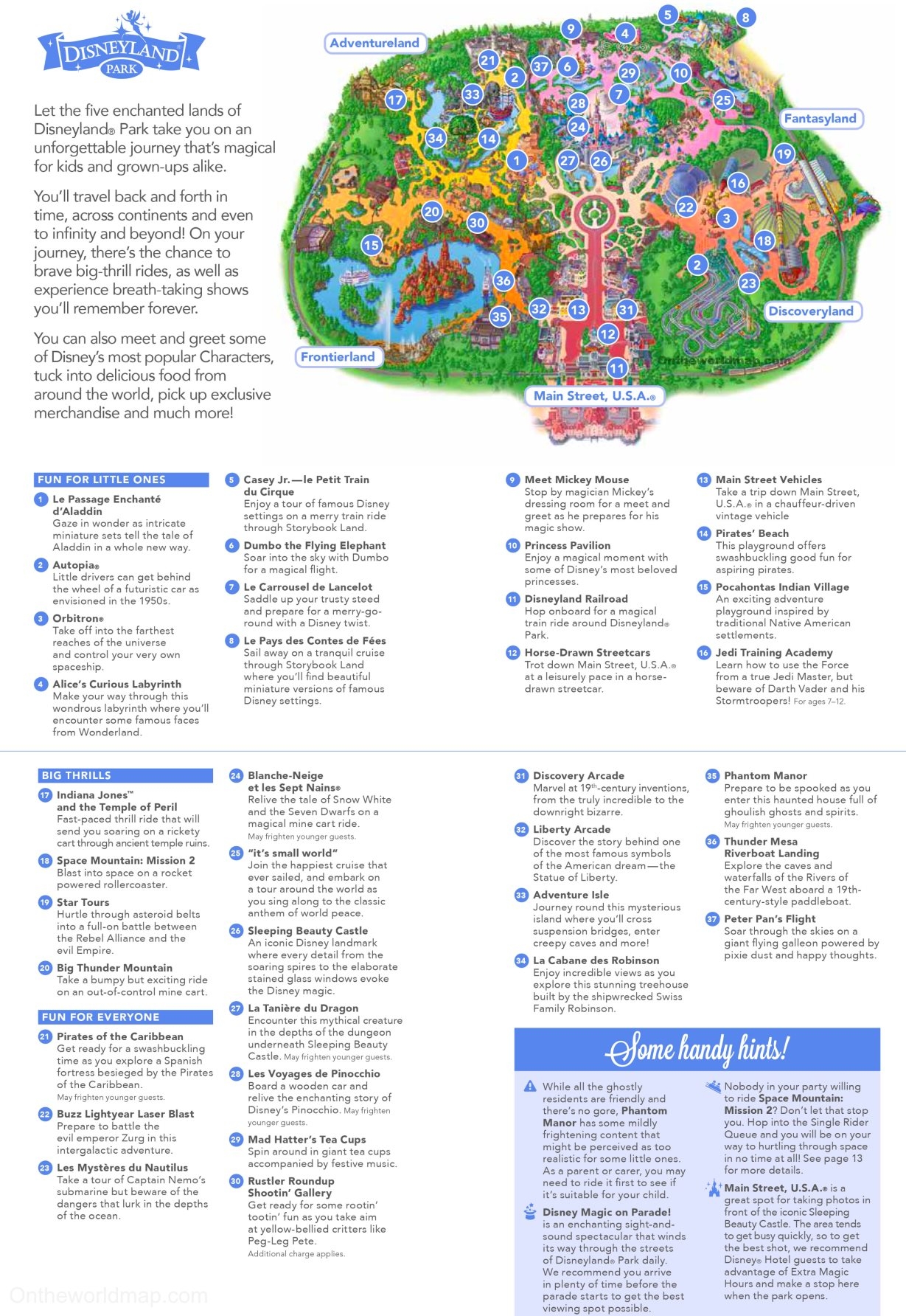 Map Of Disneyland Paris Ontheworldmap Worksheets Library