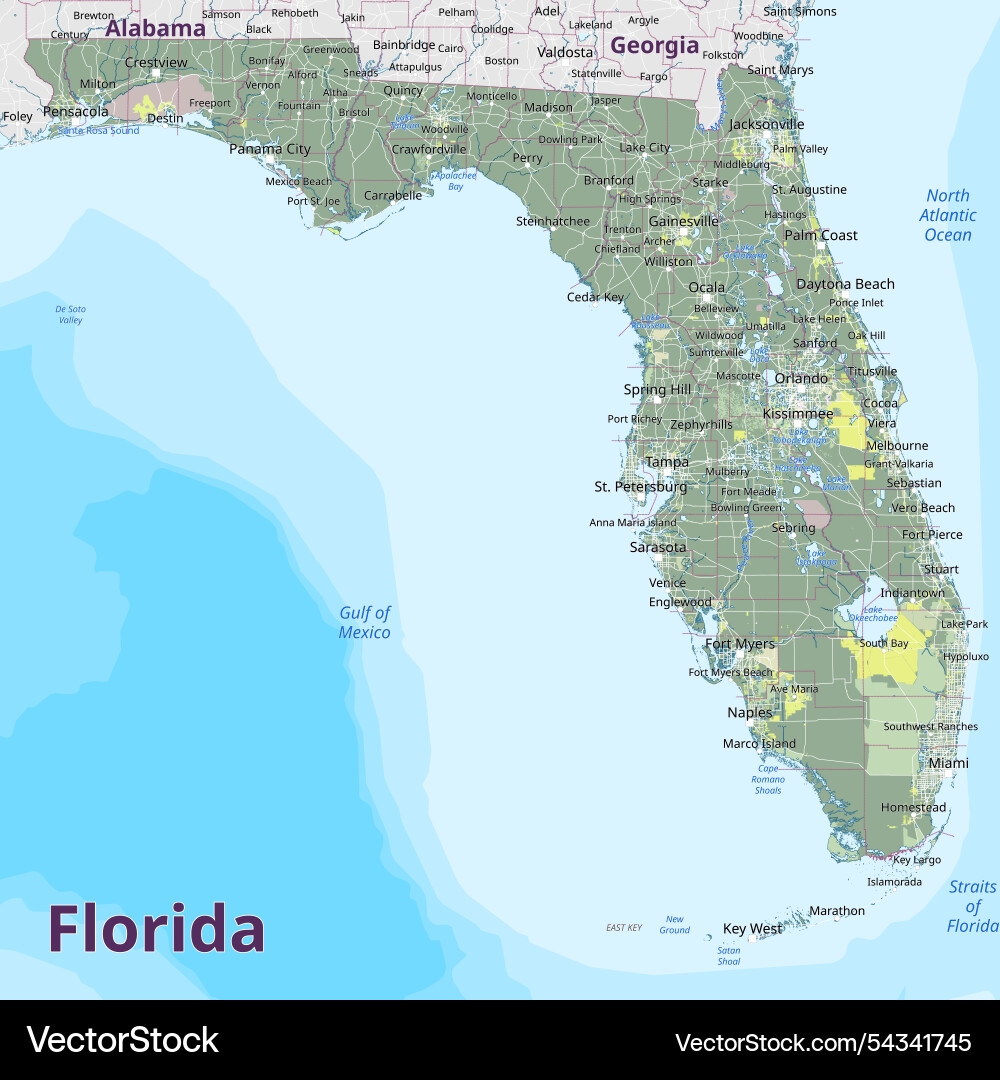 Printable Florida Map