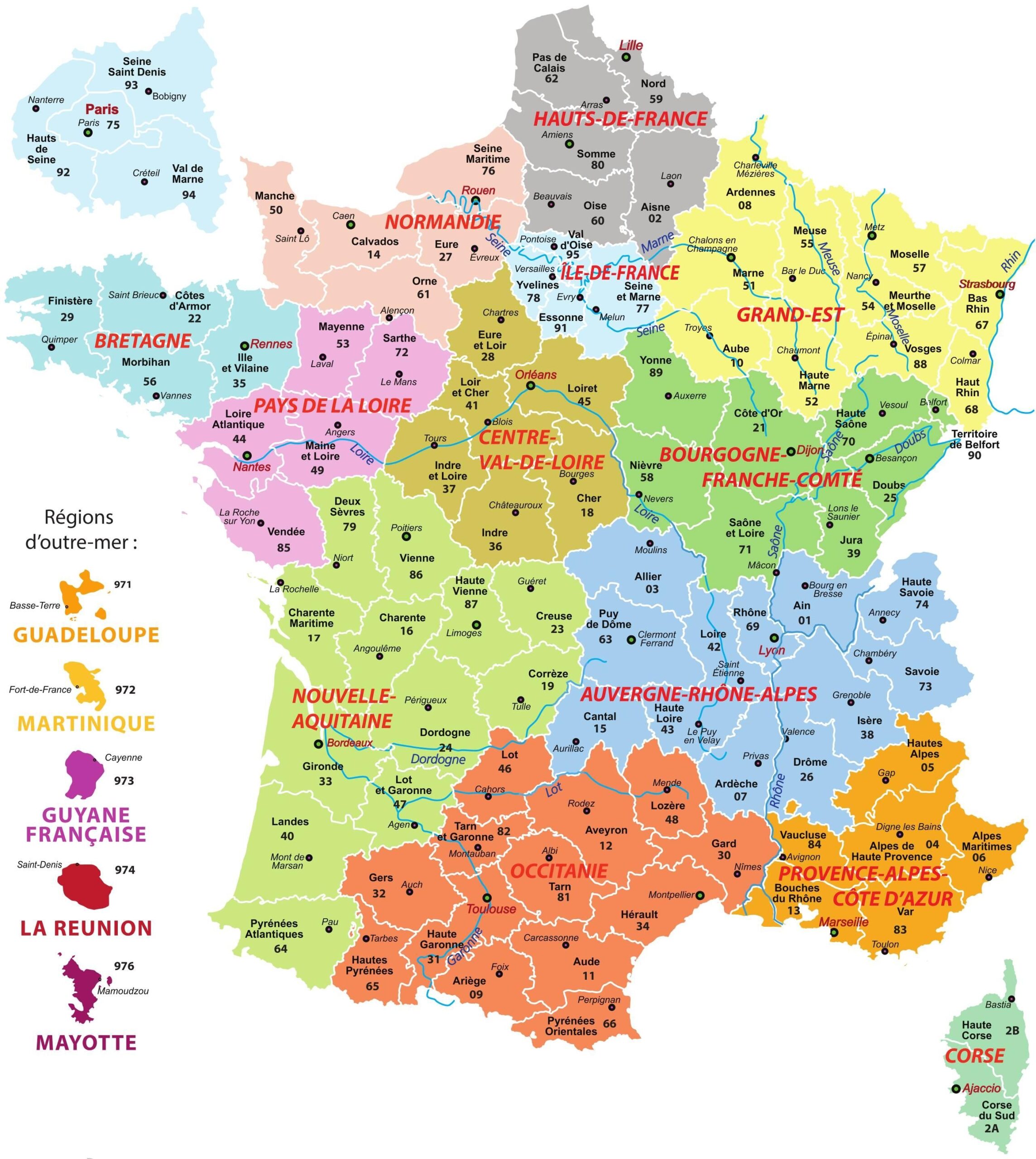 Map Of France Offline Map And Detailed Map Of France