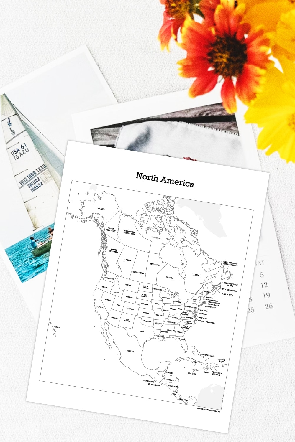 Map Of The United States Free Printable