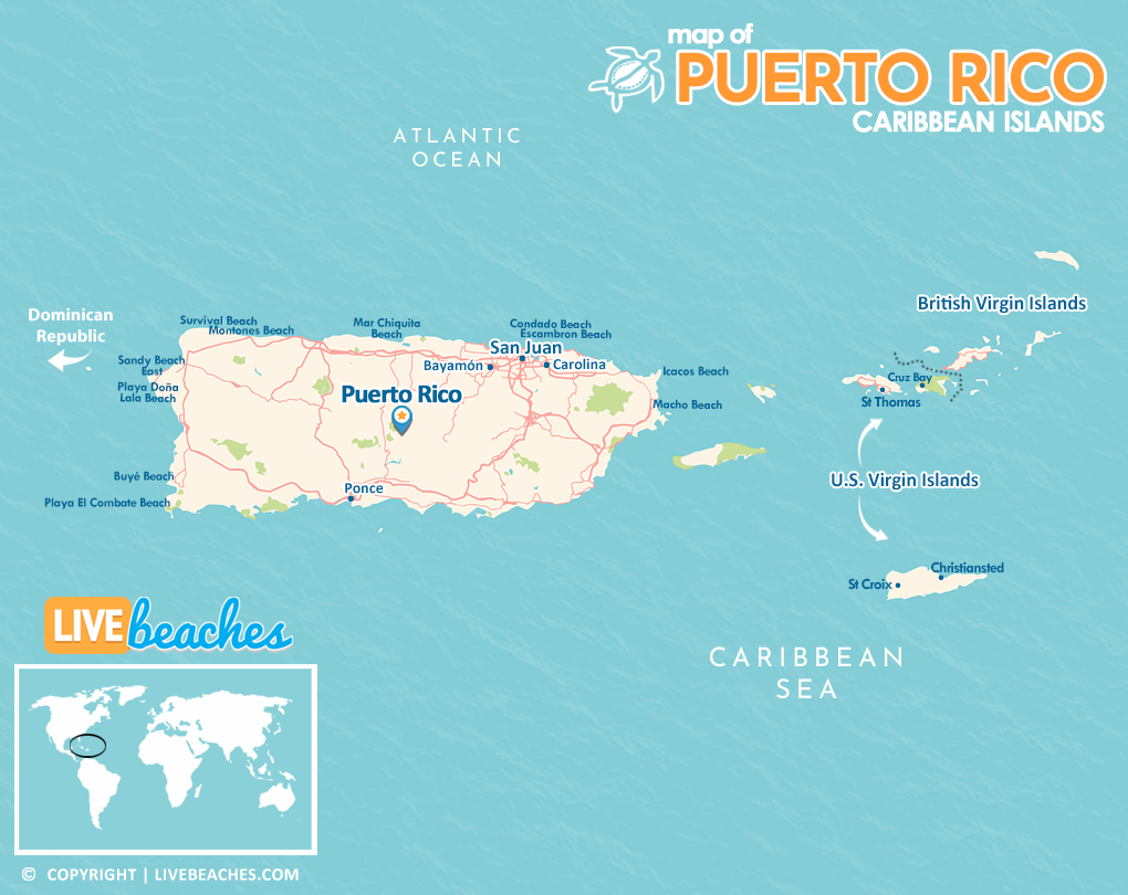 Puerto Rico Map Printable