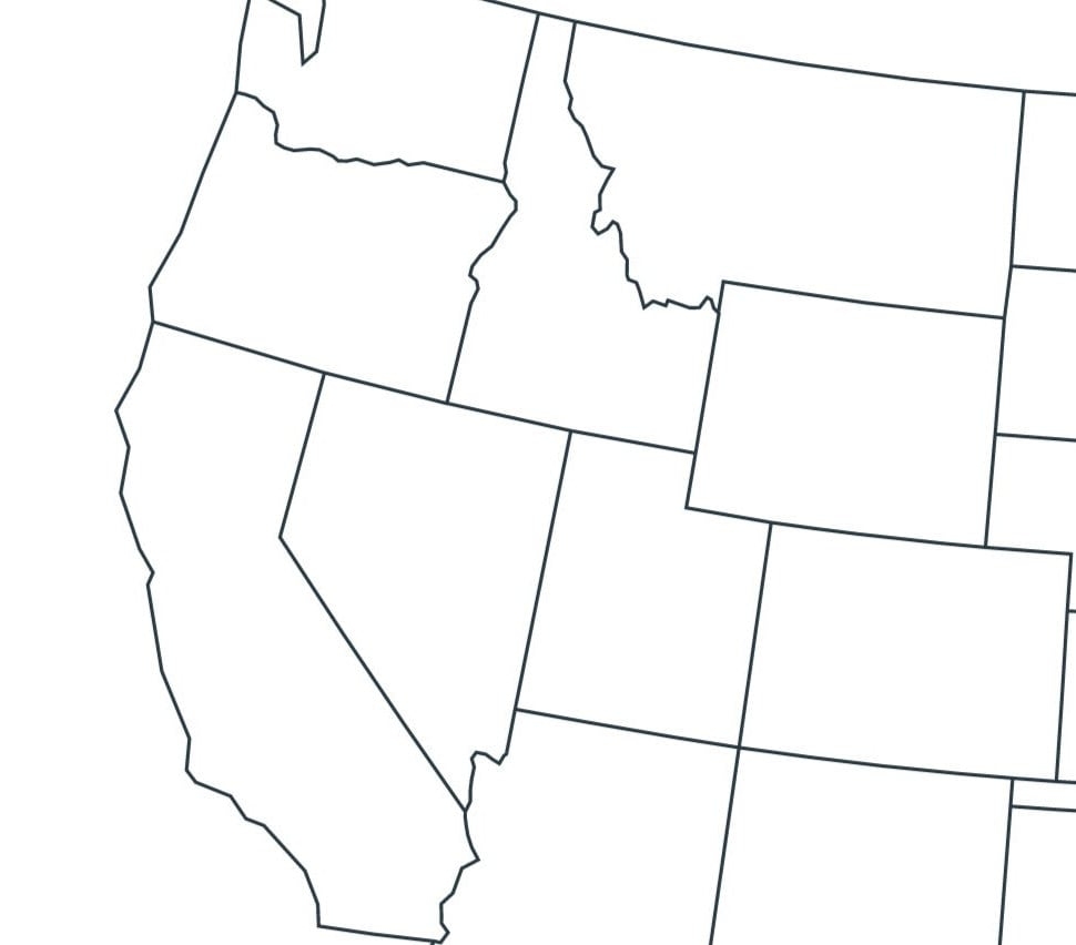 Map Of The USA Blank Map Of North America United States Outline Worksheets Library
