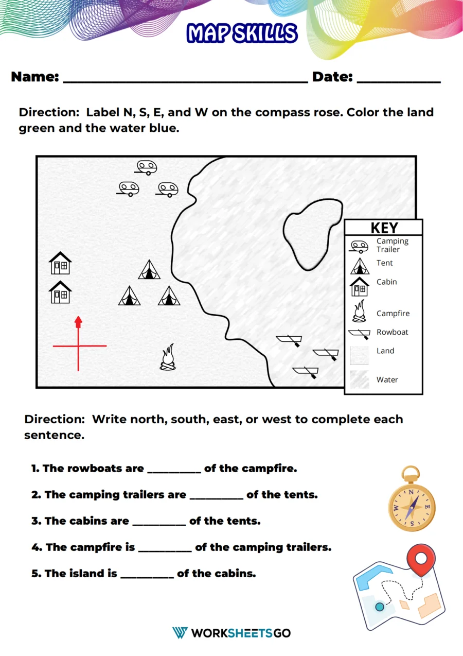 Map Skills Worksheets WorksheetsGO
