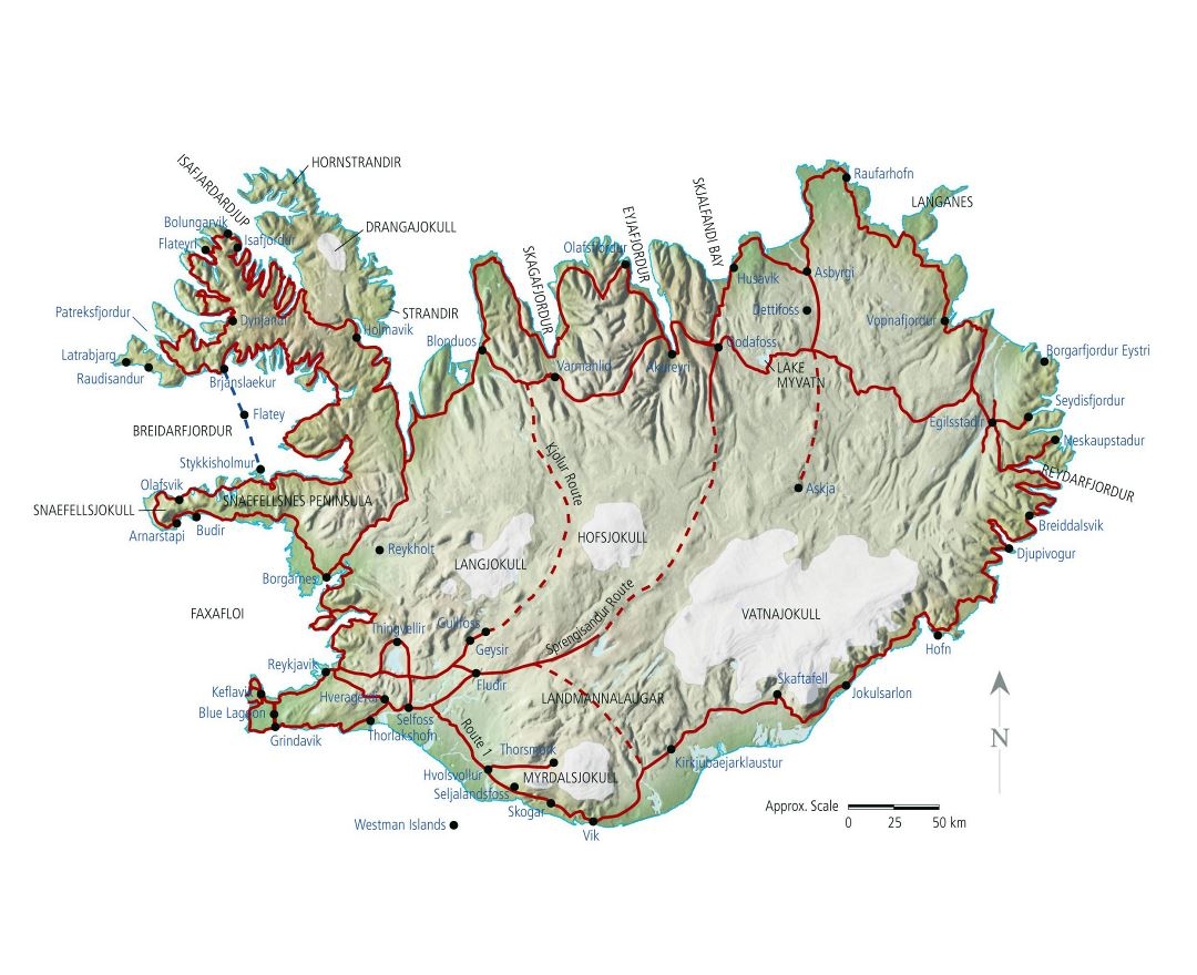 Maps Of Iceland Collection Of Maps Of Iceland Europe Mapsland Maps Of The World