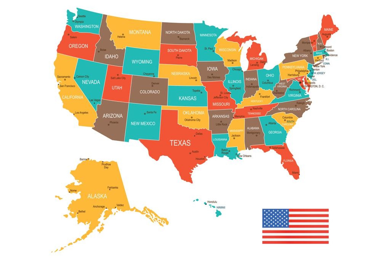 Maps Of The United States Worksheets Library