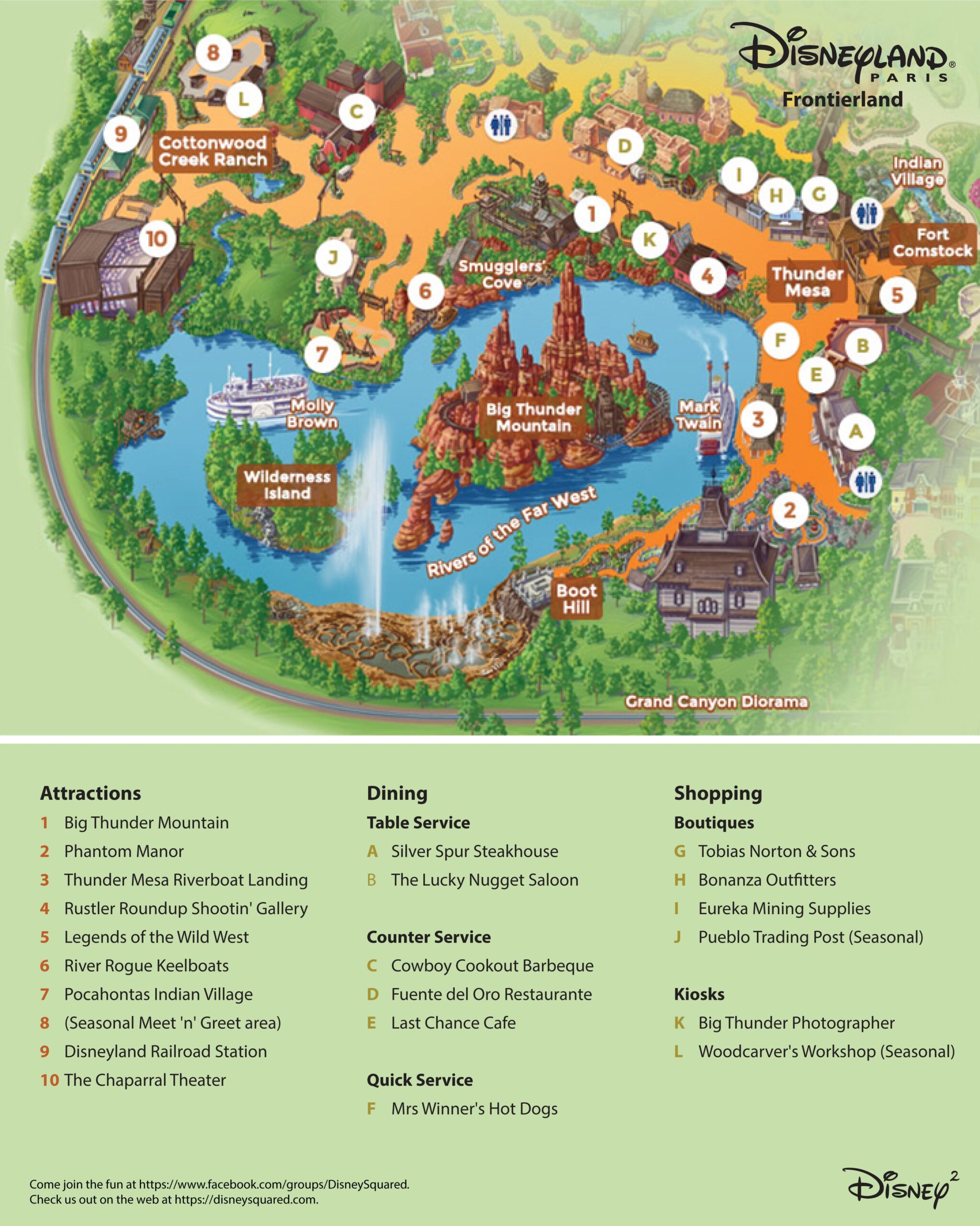Maps U0026 Guides Disney Squared
