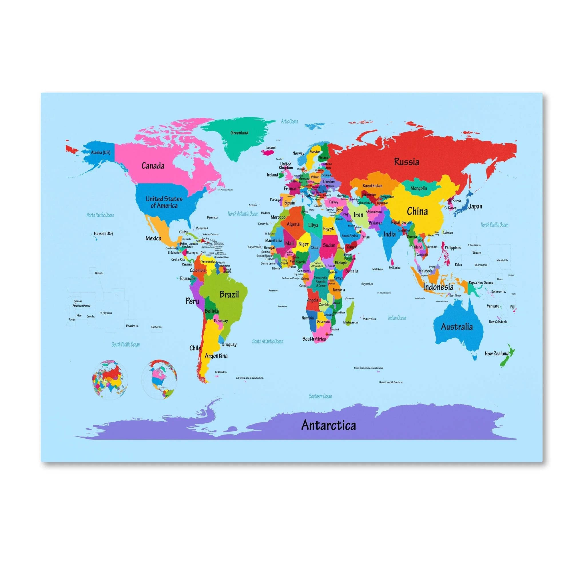 Printable World Maps