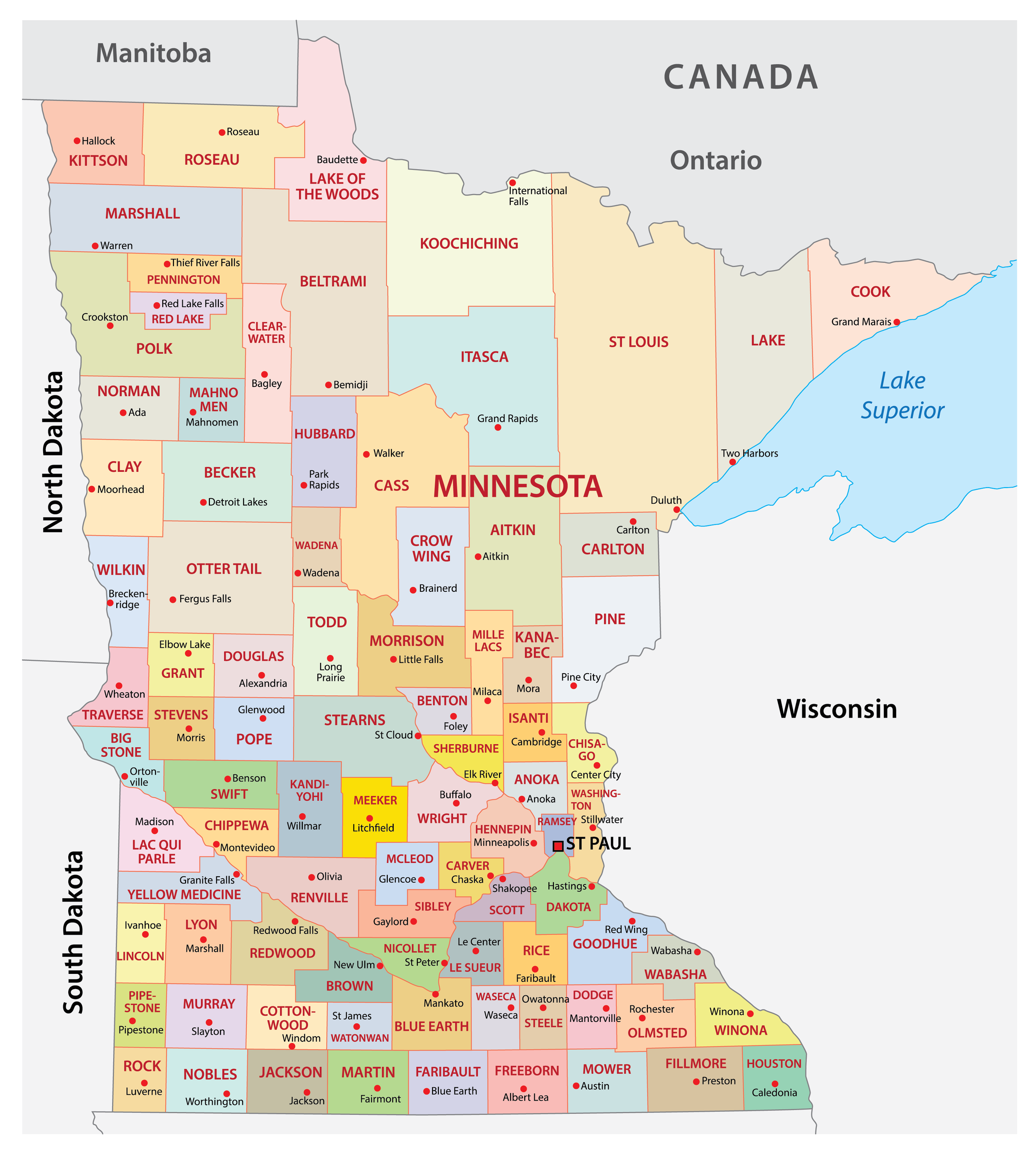 Minnesota Maps U0026 Facts World Atlas