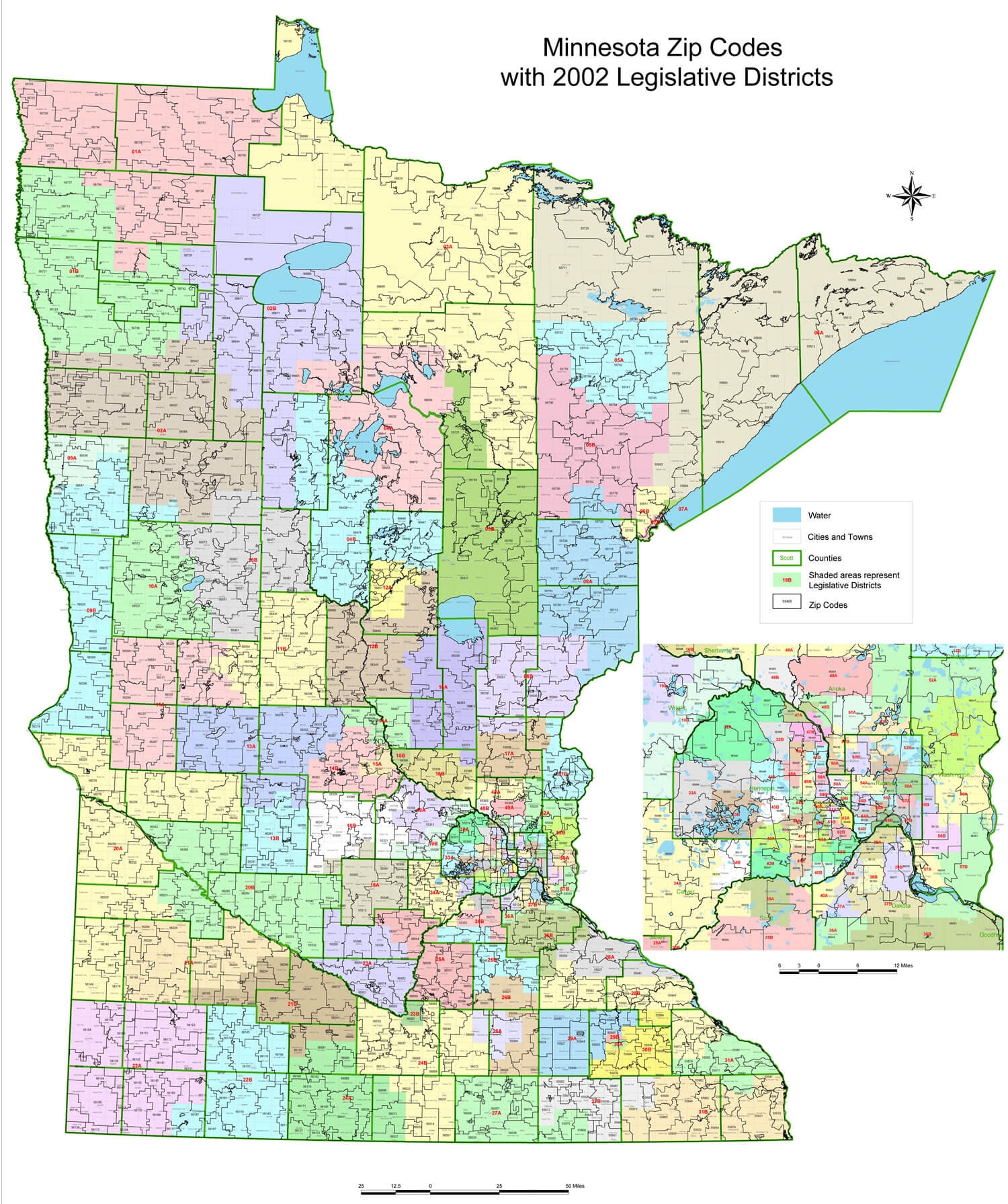 Printable Map Of Minnesota