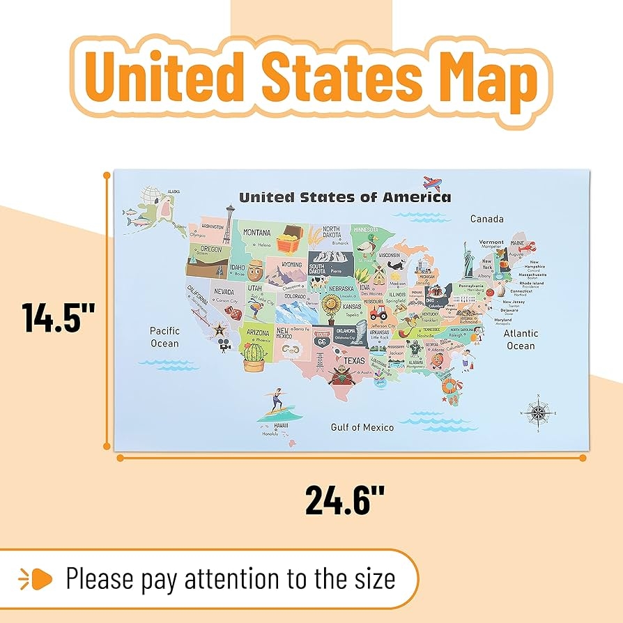 Map Of Usa States Printable