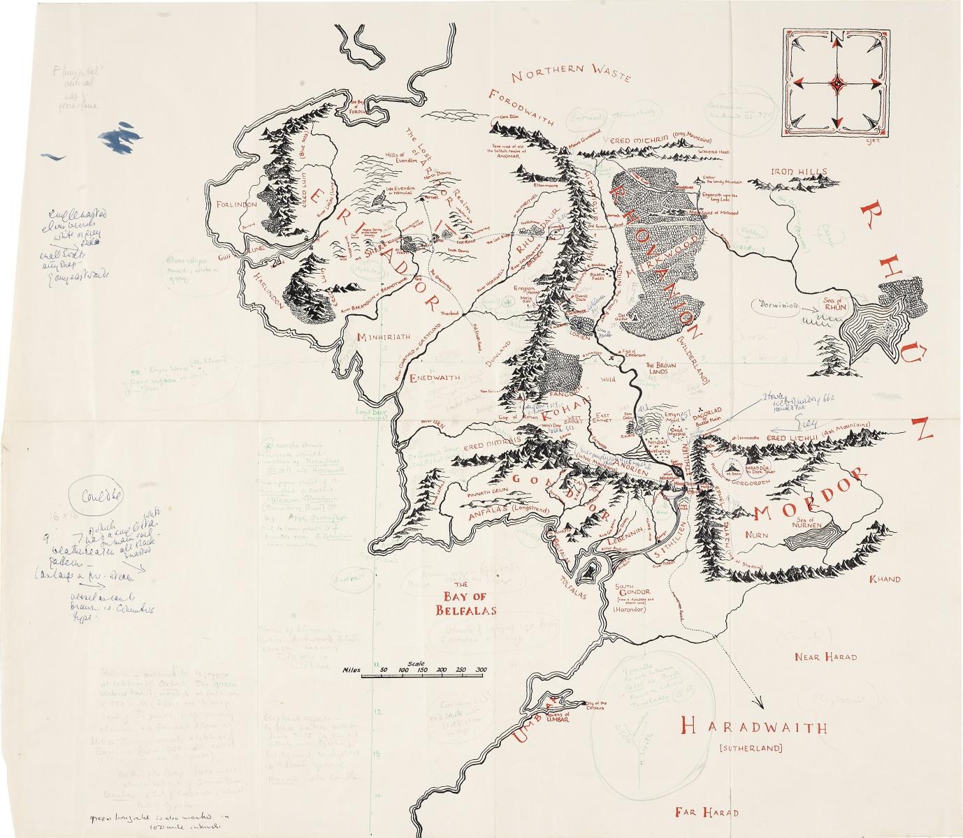 Printable Map Of Middle Earth