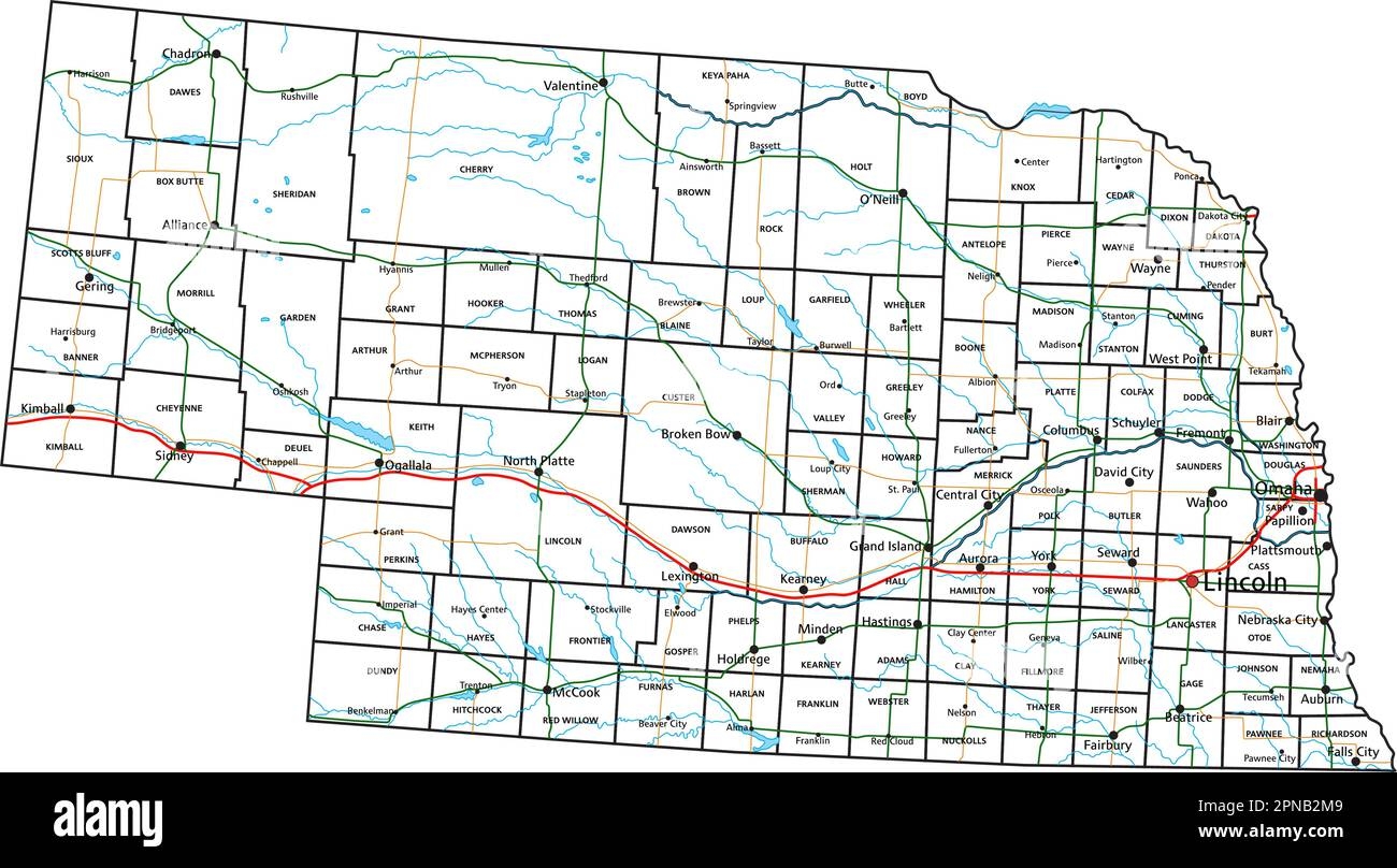 Printable Highway Map Of The United States