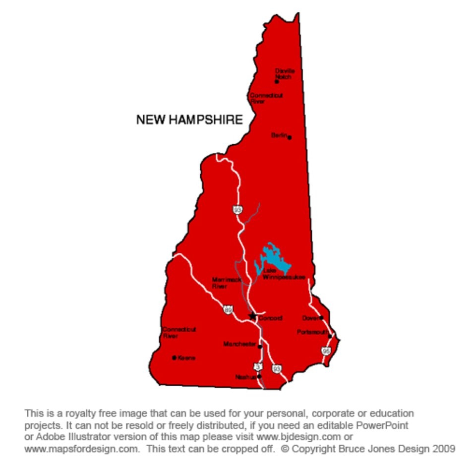 New England States Map Printable Free Image Download