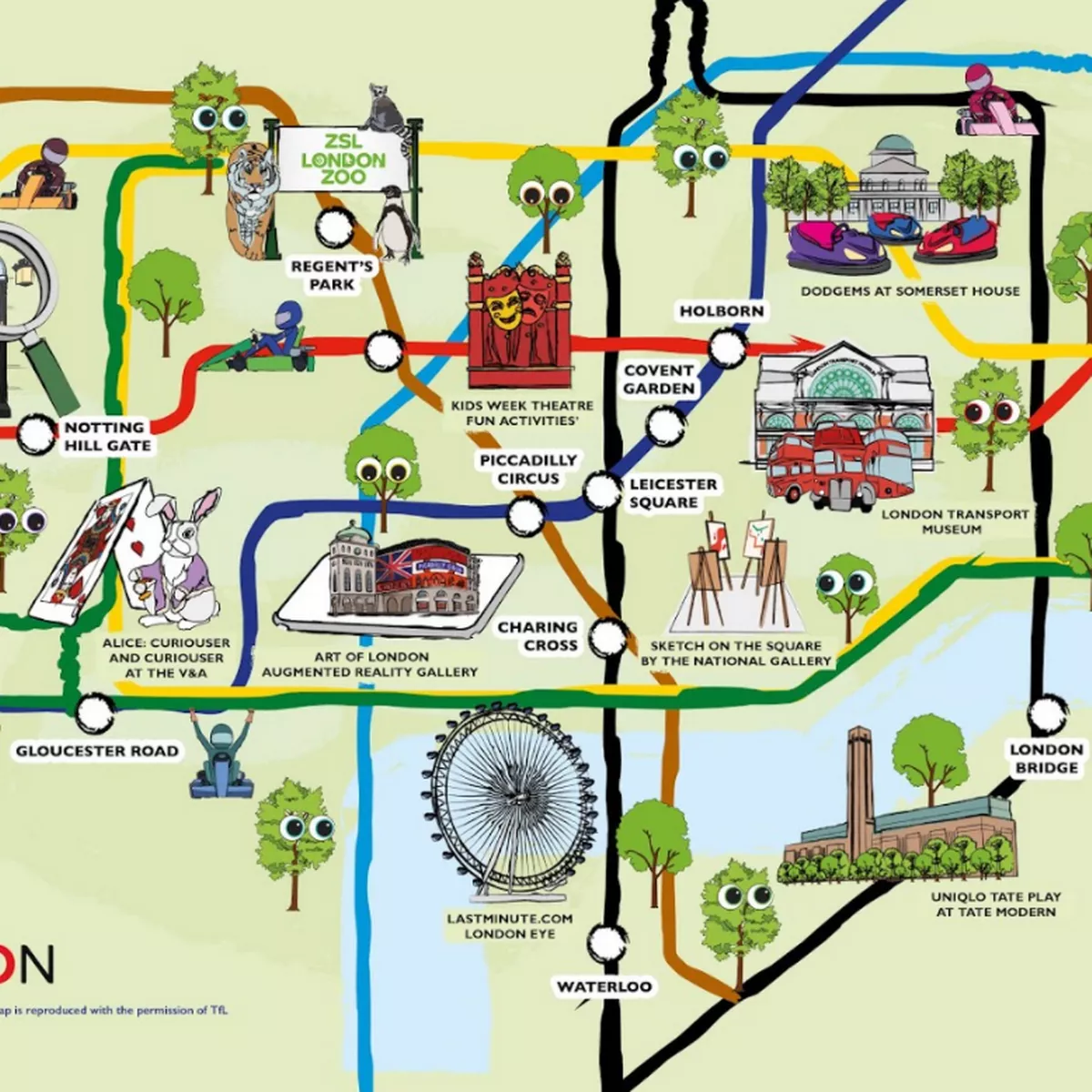 New London Underground Map Published Just For Kids MyLondon