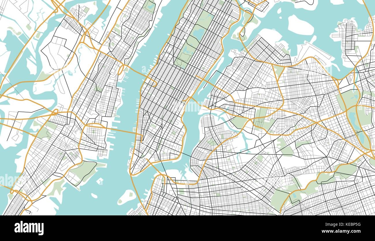 New York City Map Hi res Stock Photography And Images Alamy