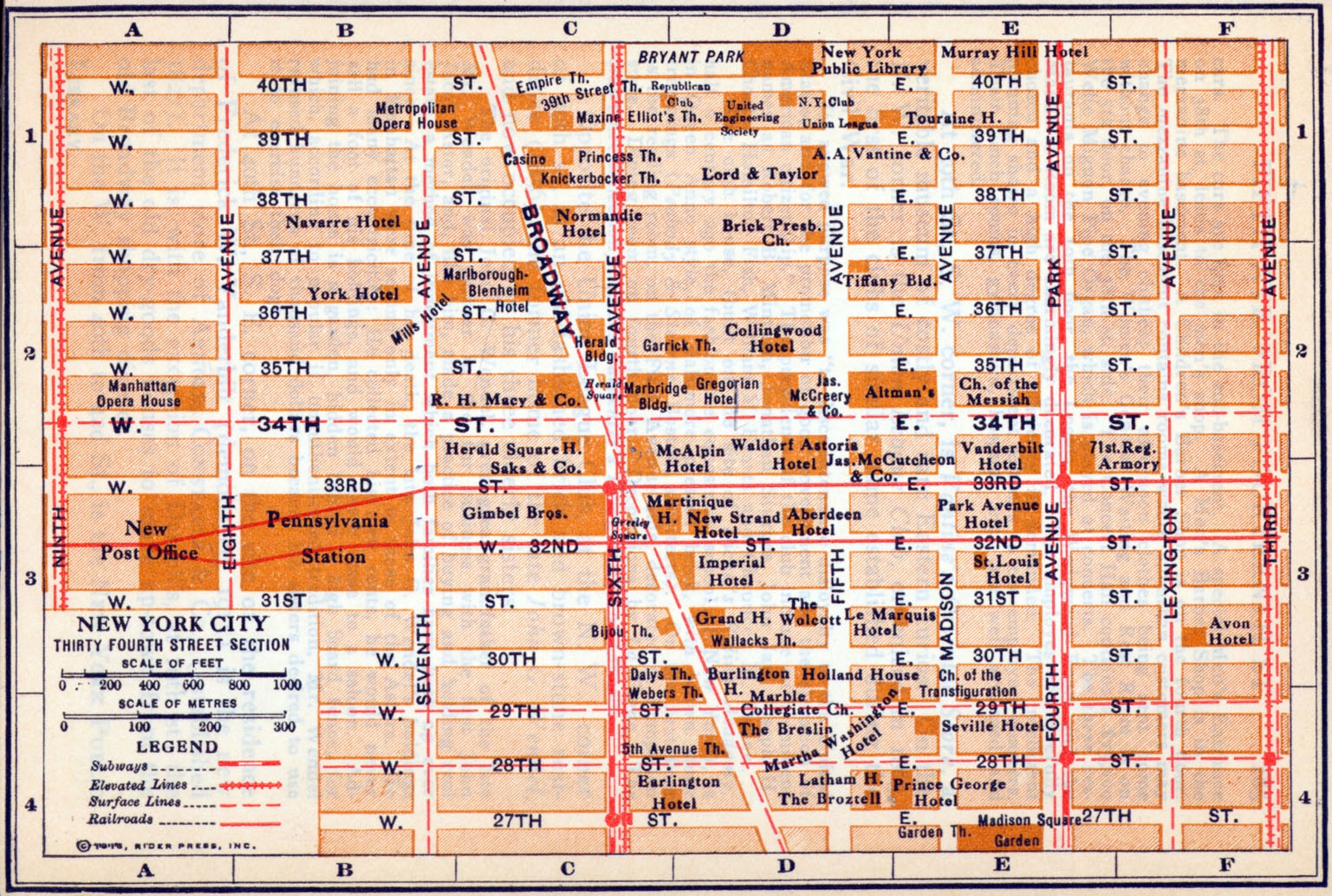 Printable Map Of New York City