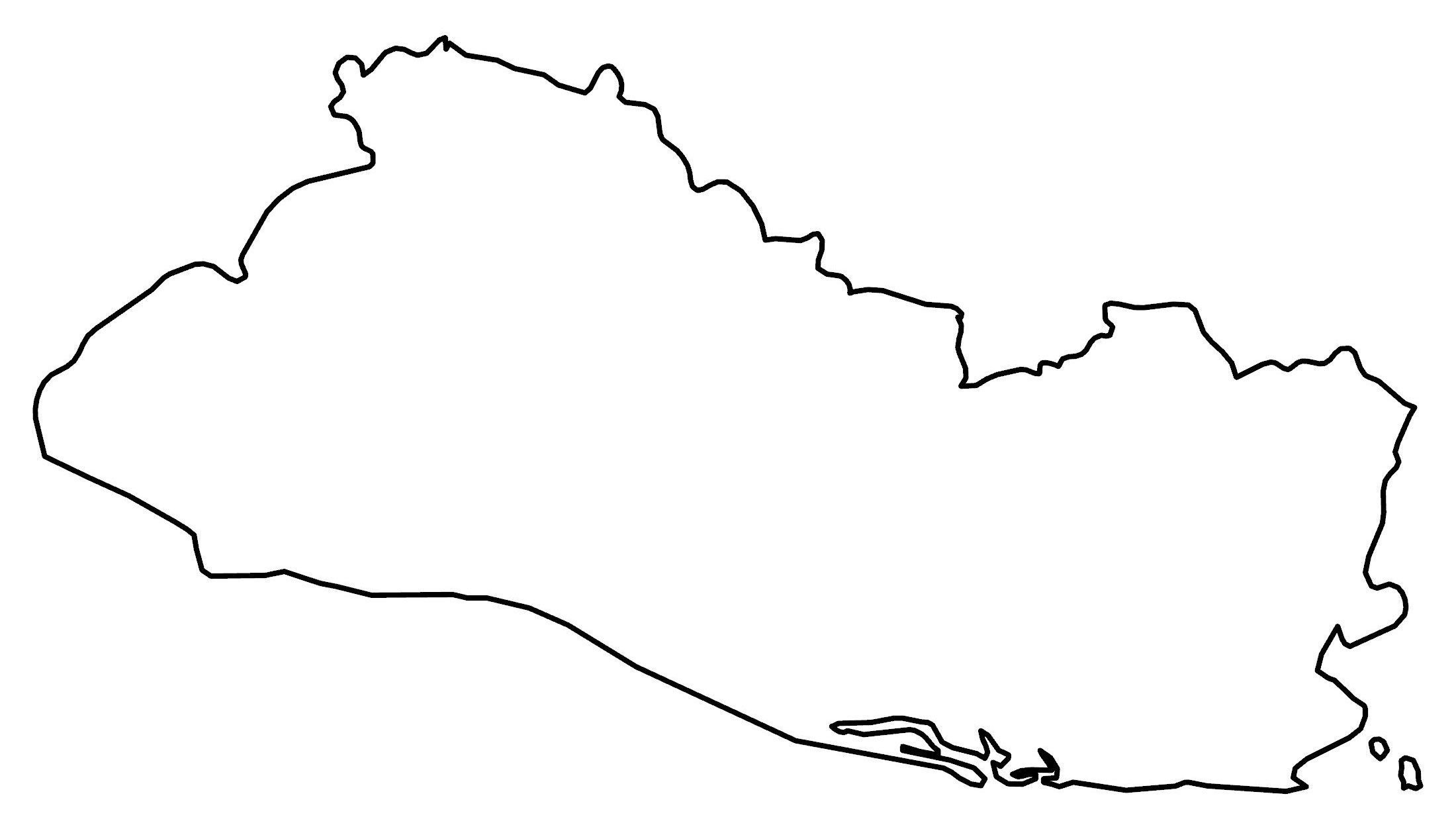 North America Blank Map And Country Outlines GIS Geography