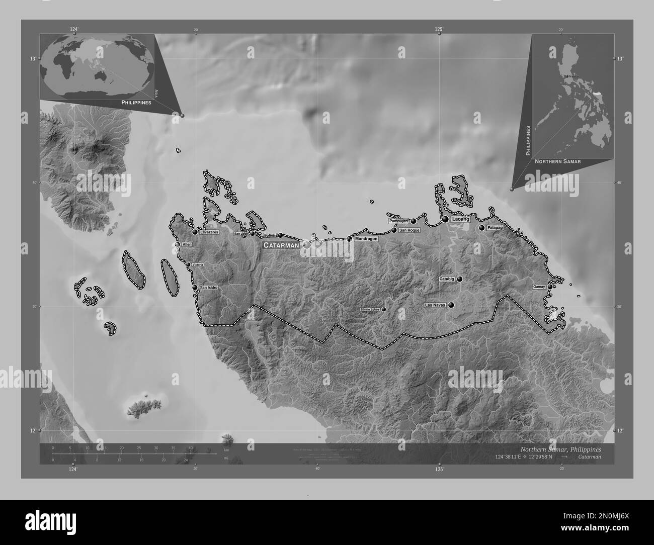 Printable Samar Map Philippines