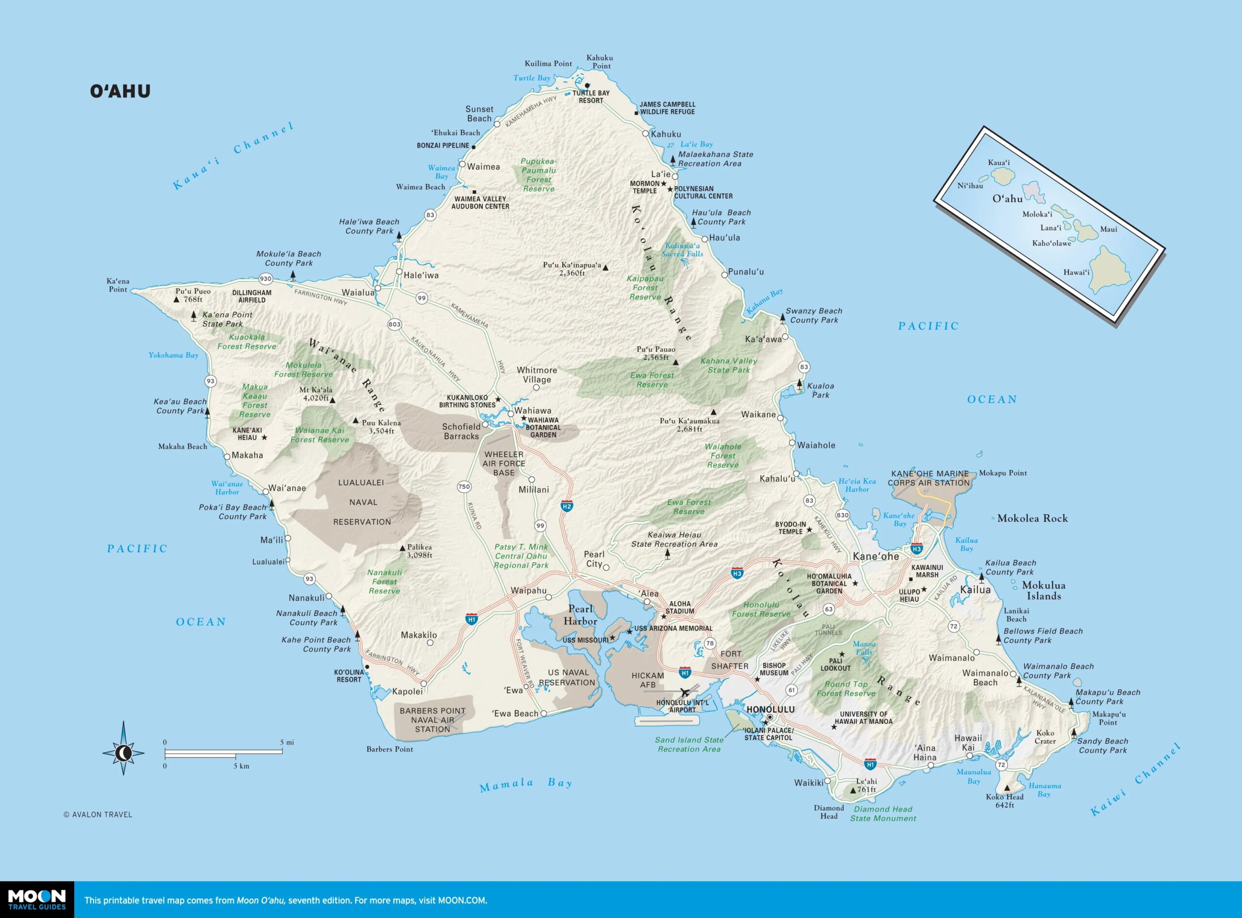 O ahu Moon Travel Guides