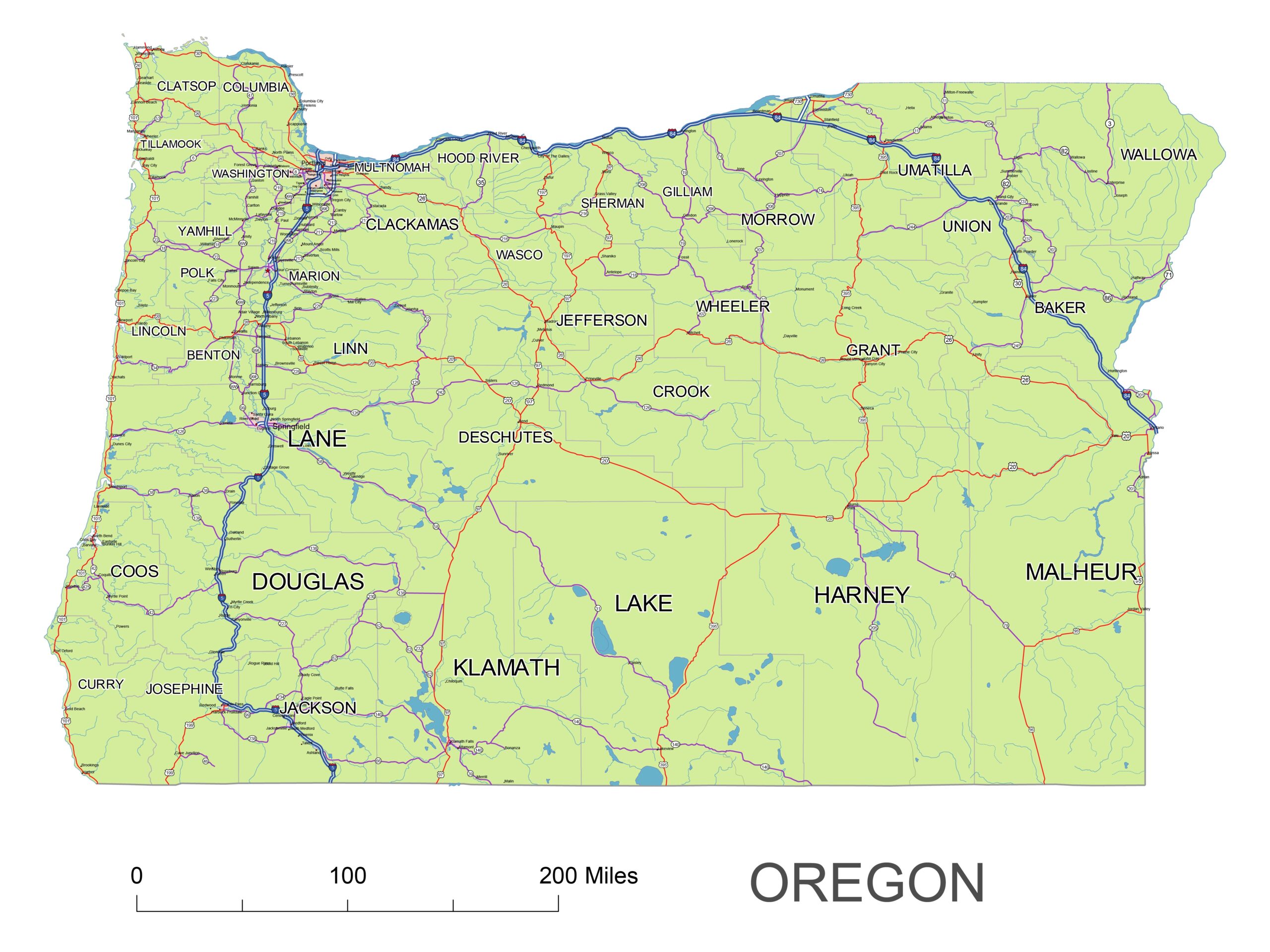 Printable Road Maps