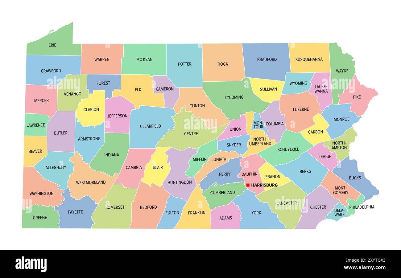 Pennsylvania Map Printable