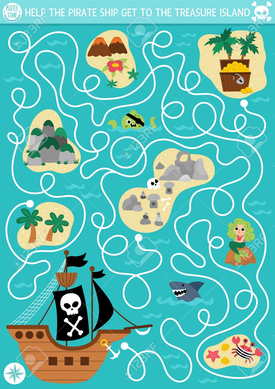 Printable Pirate Treasure Map