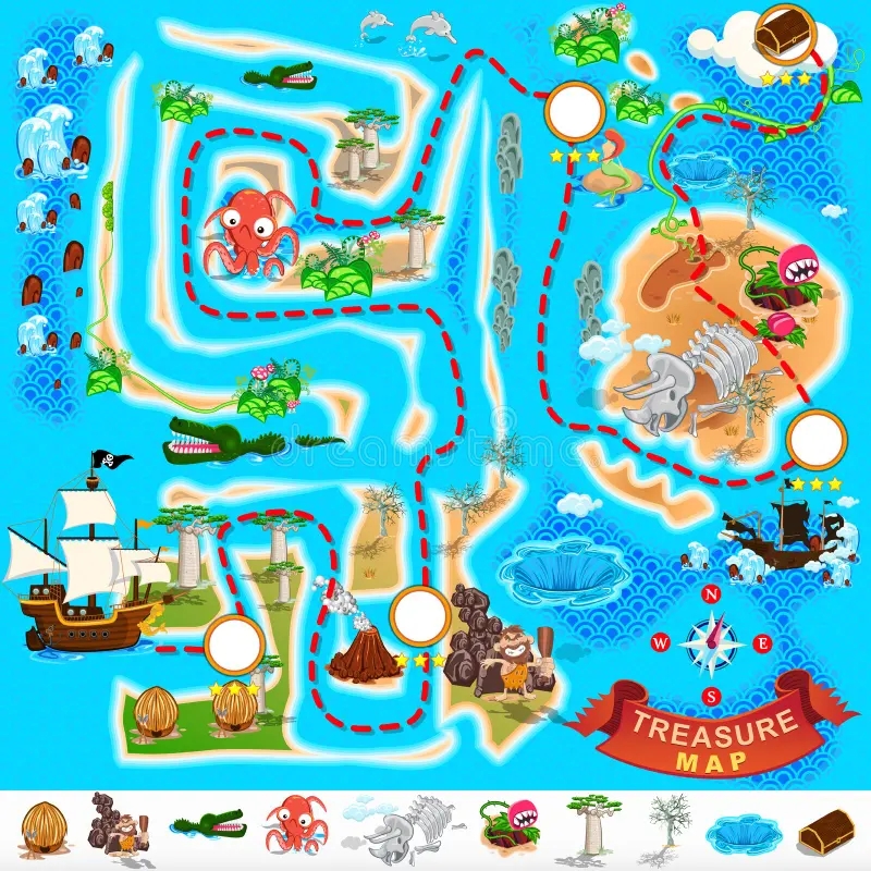 Free Printable Pirate Map