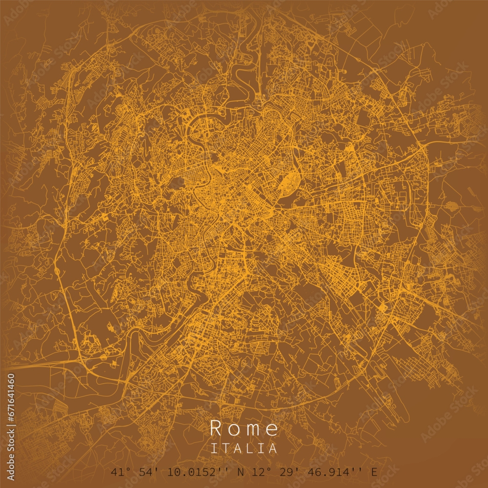 City Map Of Rome Printable