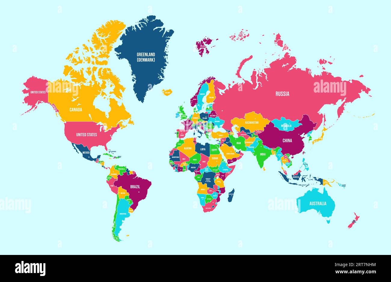 Free Printable World Map With Countries Labeled Pdf