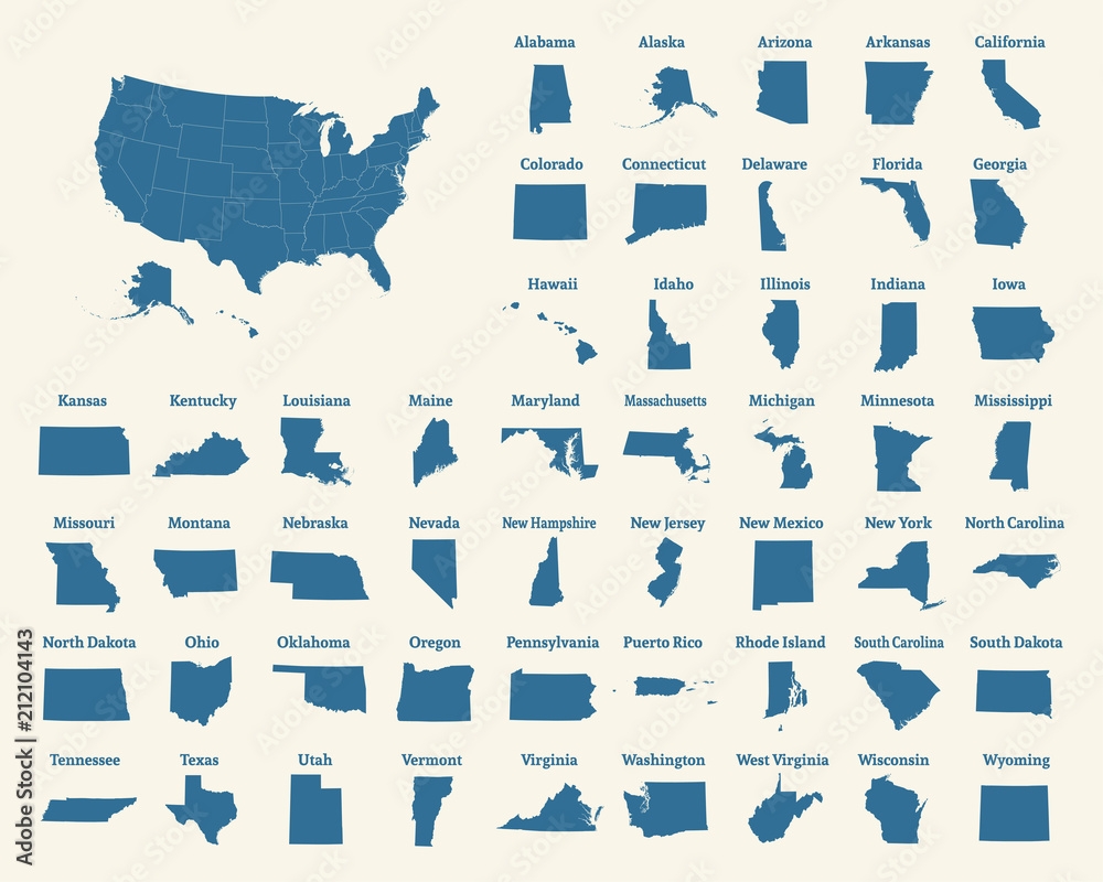 Poster Outline Map Of The United States Of America Wall Art UkPosters