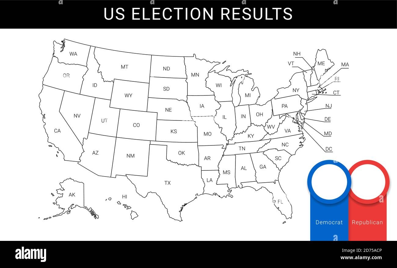 Presidential Election Map Hi res Stock Photography And Images Alamy