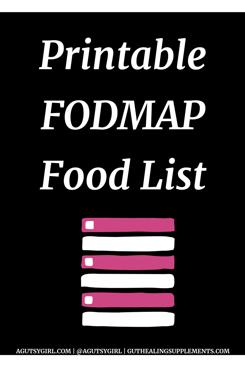 Printable FODMAP Food List A Gutsy Girl 