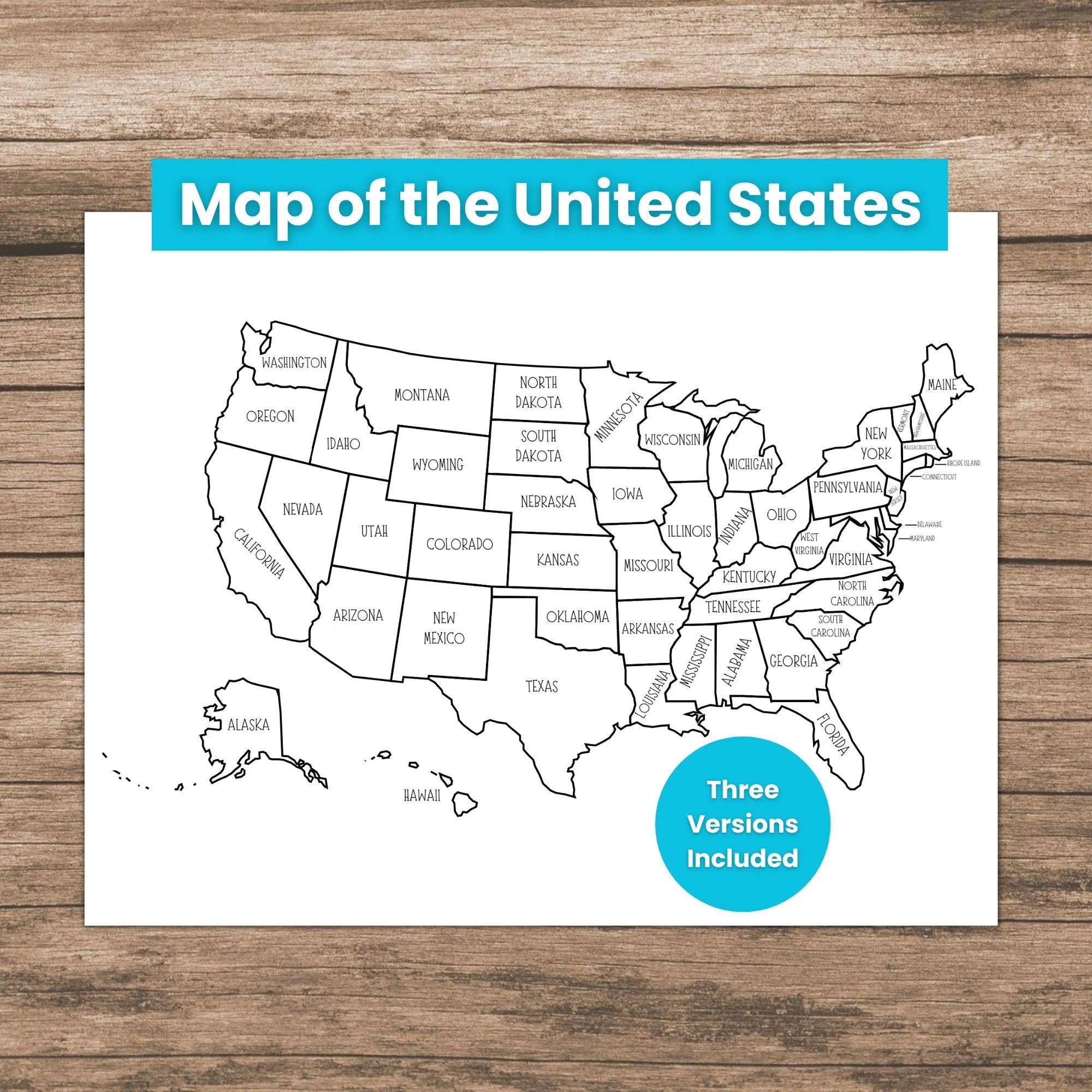 Printable Map Of The United States Sales Tracker Map 50 States Map US Map Coloring Page Travel Tracker Map Etsy Sale Tracker Procreate Etsy