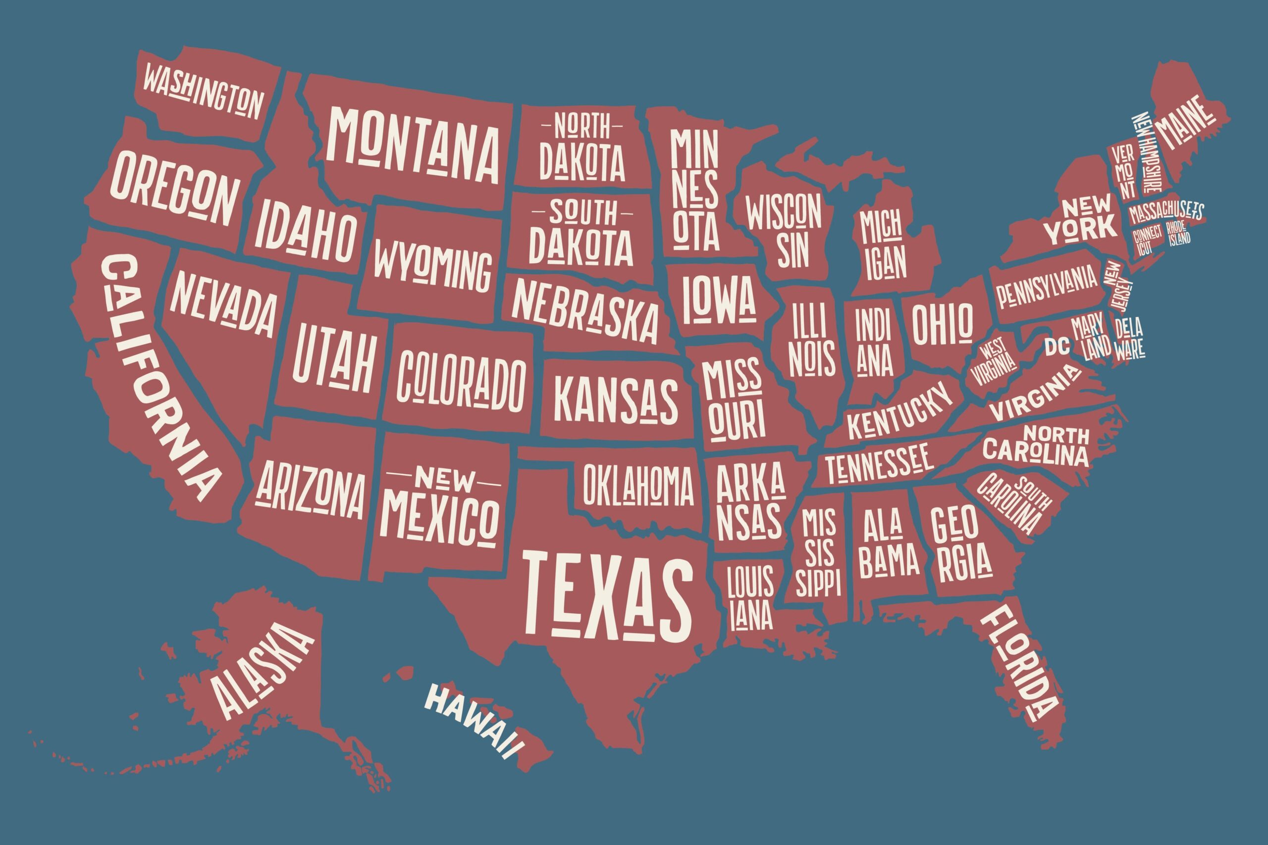 Printable US Maps With States Pen Laminated Classroom USA Map For Kids Learning 