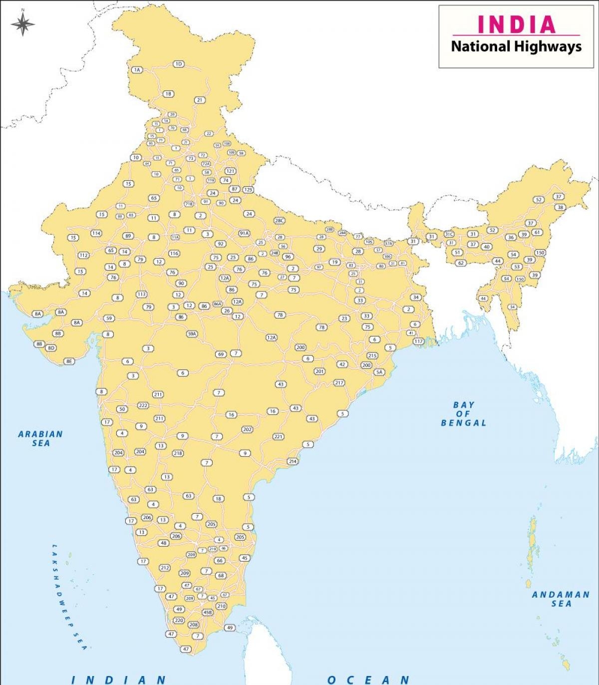 Road Map Of India Roads Tolls And Highways Of India