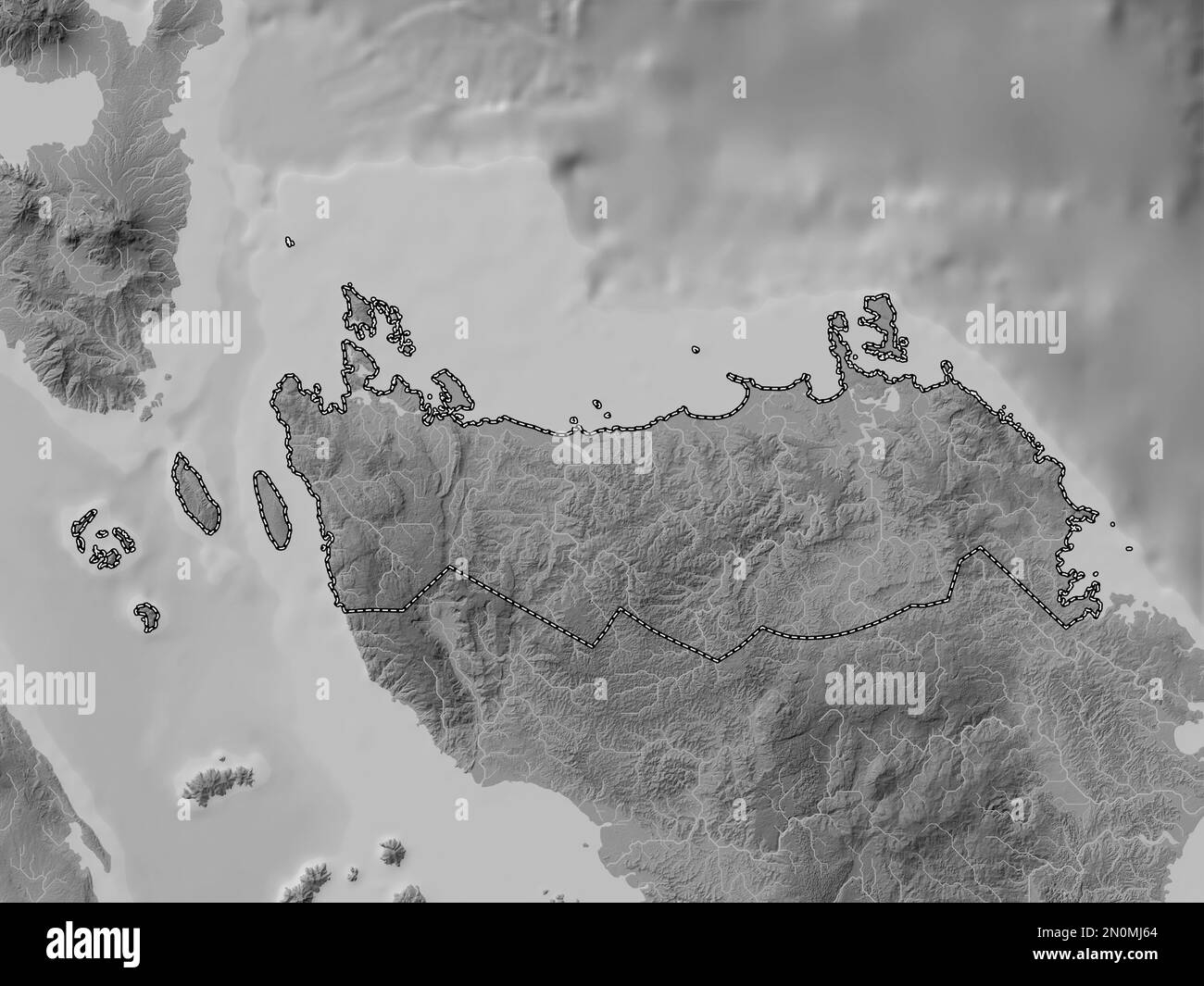 Samar Outline Map Black And White Stock Photos Images Alamy