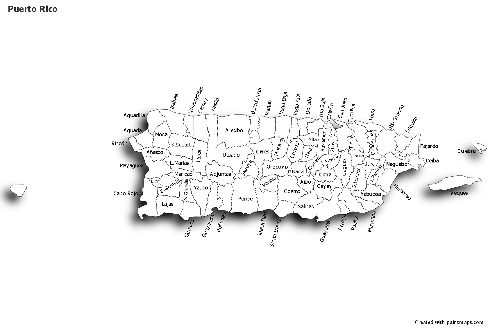 Sample Maps For Puerto Rico