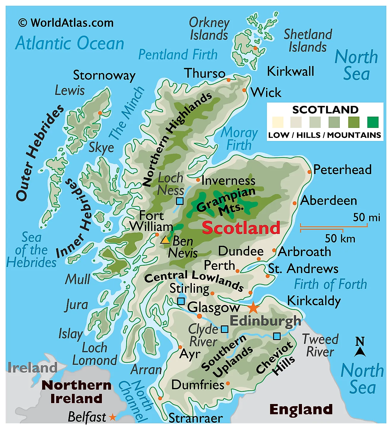 Scotland Maps U0026 Facts World Atlas