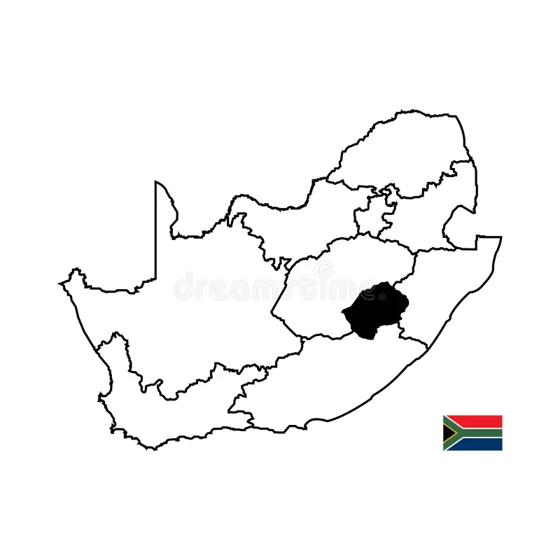 South Africa Map Icon Stock Vector Illustration Of National 274701022