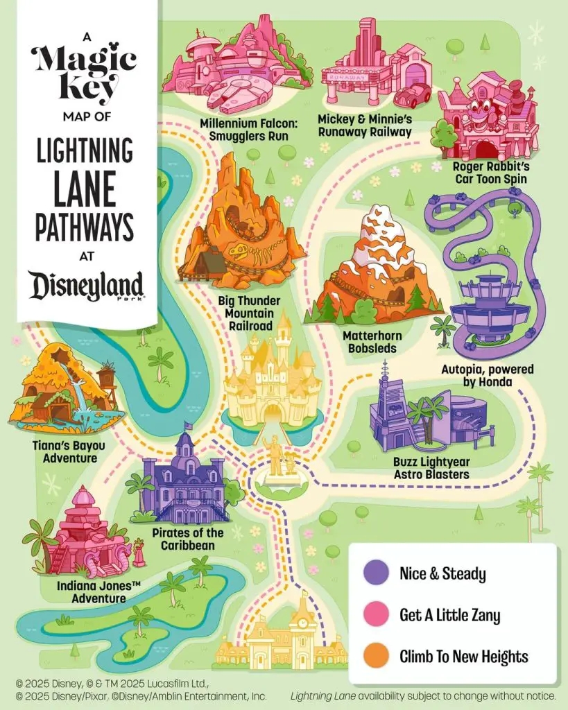 Disneyland California Printable Map