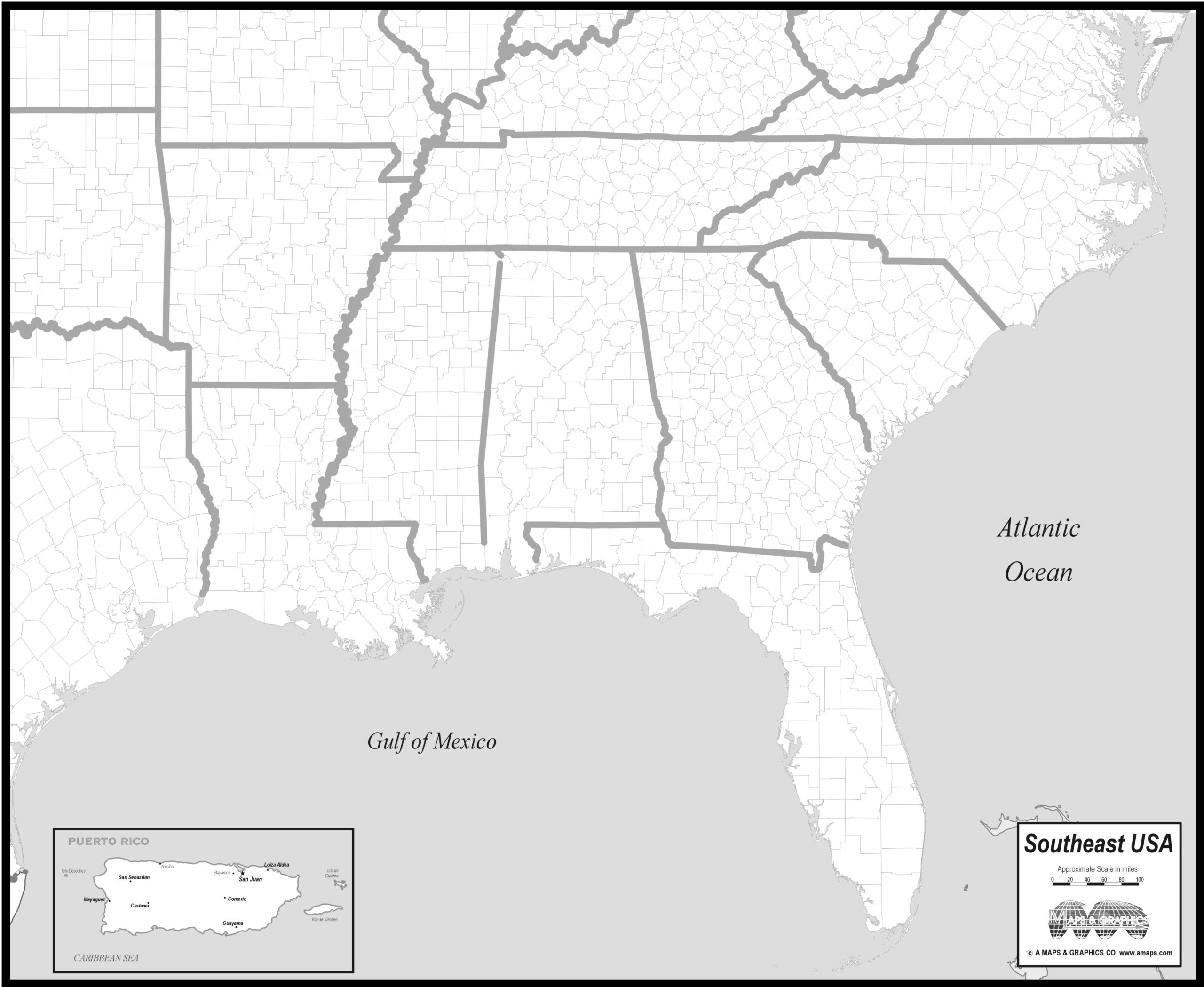 Printable Blank Map Of United States