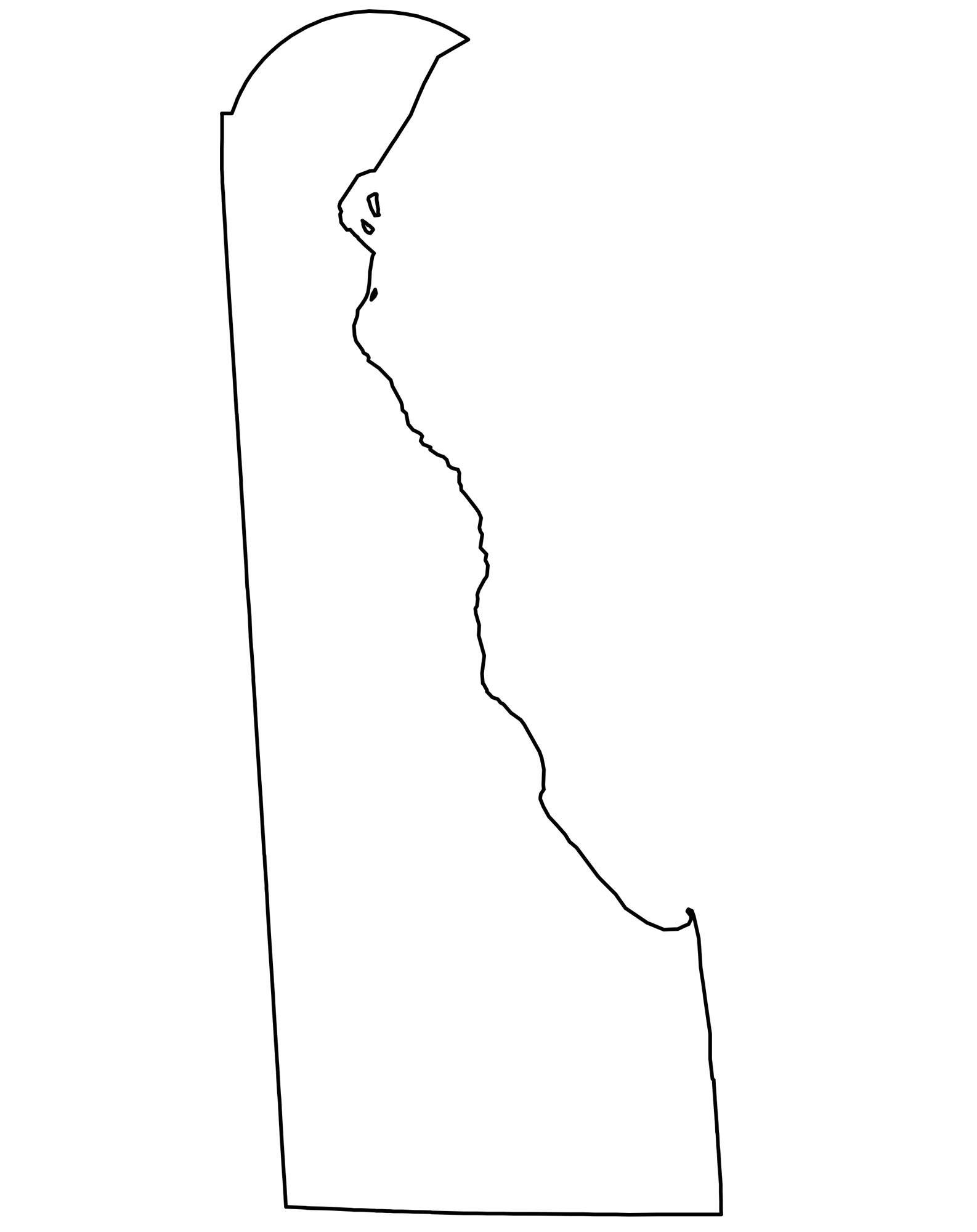 State Outlines Blank Maps Of The 50 United States GIS Geography