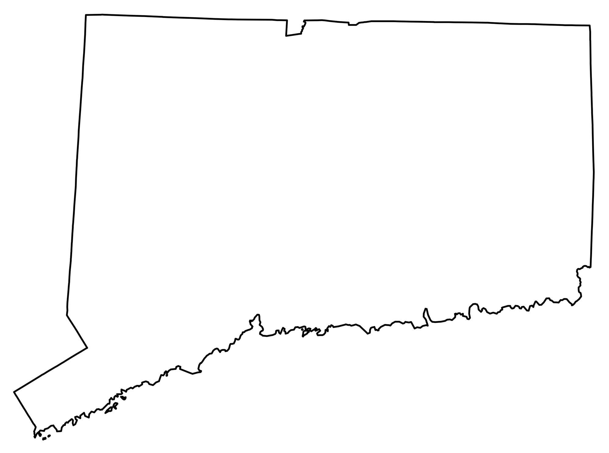 State Outlines Blank Maps Of The 50 United States GIS Geography