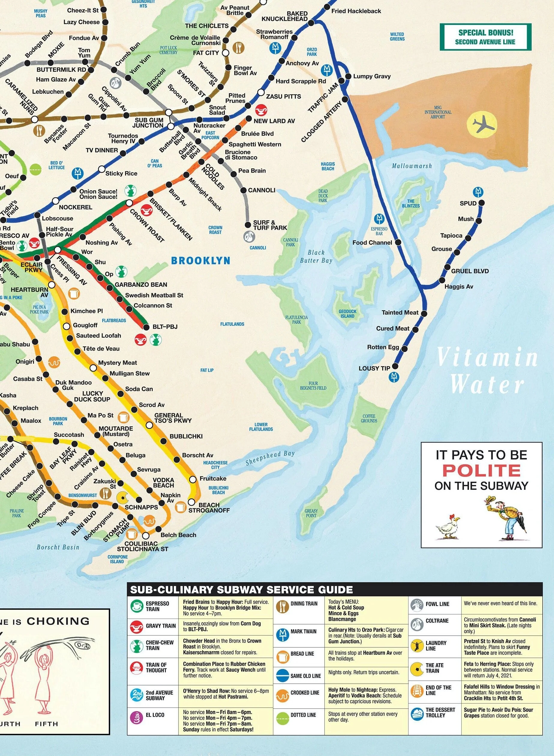 SubCulinary Map Maira Kalman