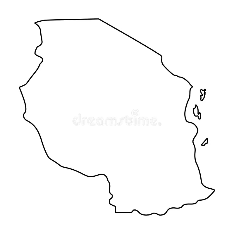 Tanzania Map Outline Stock Illustrations 3 735 Tanzania Map Outline Stock Illustrations Vectors Clipart Dreamstime