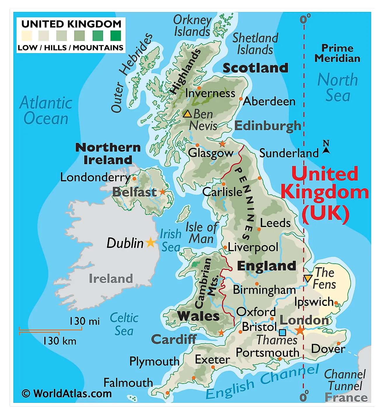 The United Kingdom Maps U0026 Facts World Atlas